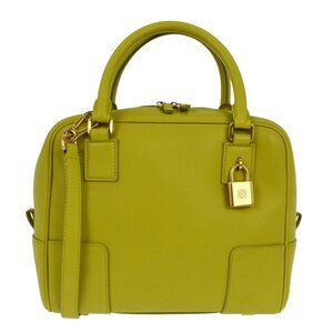Loewe Green Amazona 19 Square 2way Handbag